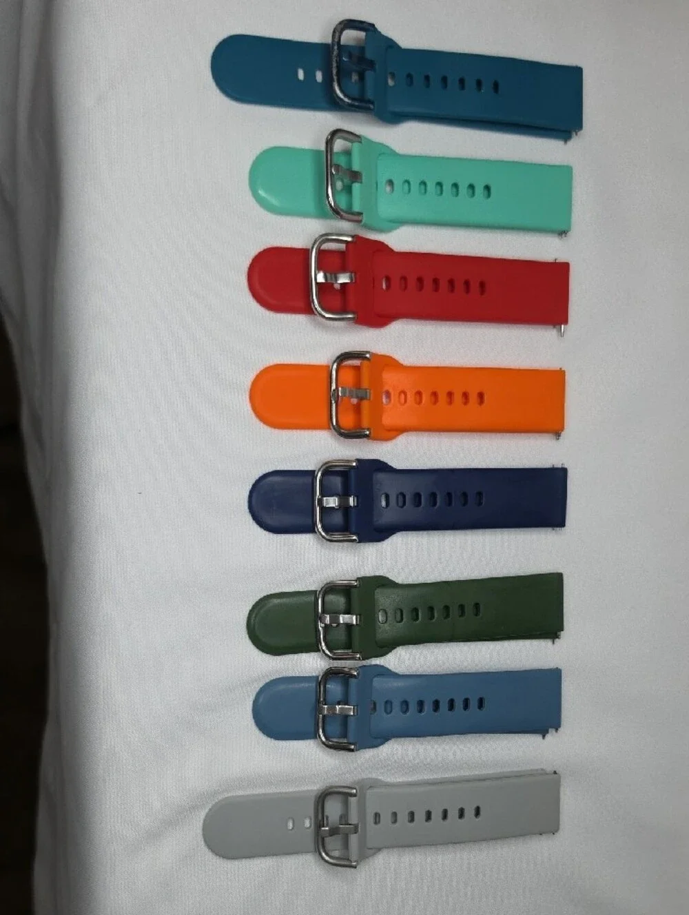 Galaxy Smartwatch Band 20mm- Red, Orange, Navy, Green, Blue, Teal, Gray,